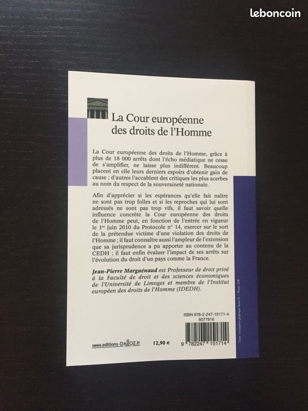Livre La Cour européenne des droits de l'Homme (image 2)