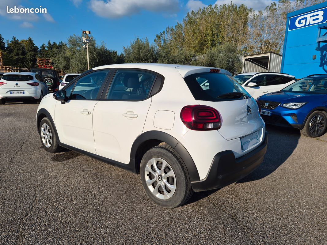 Citroen c3 phase III 1,5 blue hdi 100 feel business/44000 km/1ere main/gps-carplay-radar de recul (image 3)