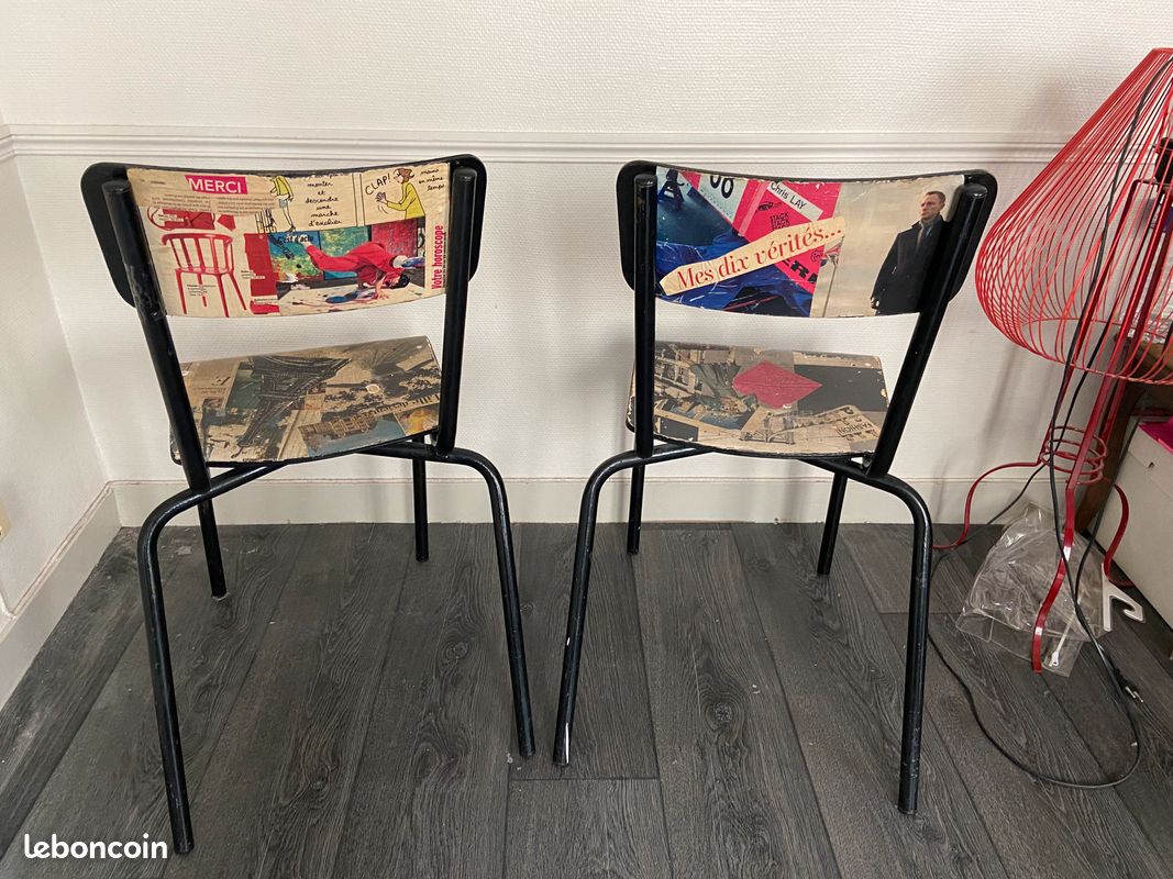 Lot de 2 chaises design (image 2)