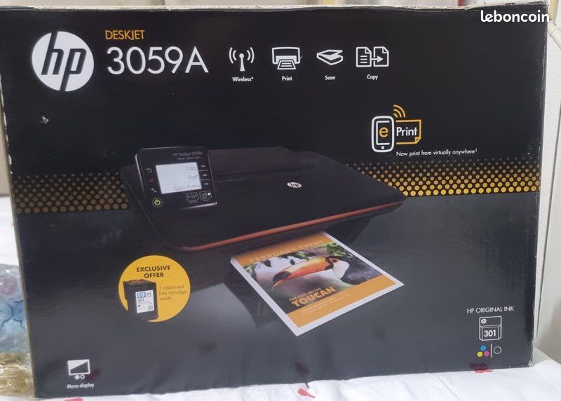 Imprimante HP Deskjet 3059A - WiFi / Scan / Copie (image 1)