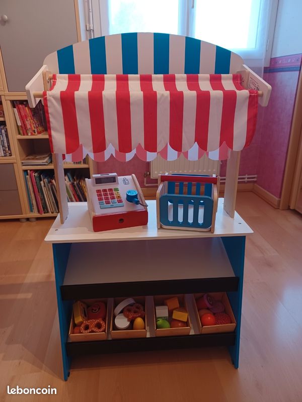 Marchande /Théâtre en bois Jeux Jouets