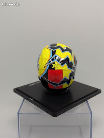 Casque MotoGP Miniature Valentino Rossi 46 – Saison 2004, Altaya, Jaune