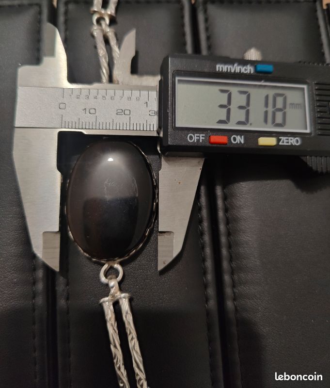 36.95 GR très beau bracelet argent grosse AQEEQ agate (image 11)