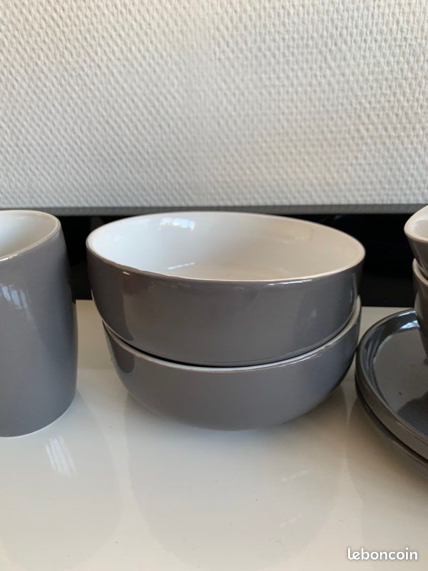 Lot de 6 tasses de thé et café et bols (casa) (image 4)