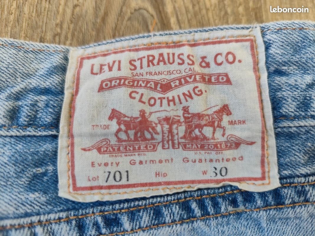 🇯🇵 Jean Levi’s LVC 701 Selvedge Japon 1950s Neuf W30 (image 6)