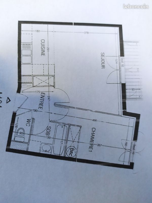 Appartement 2 pièces 46 m² · à Draveil · 45,9 m² · 898 €/mois