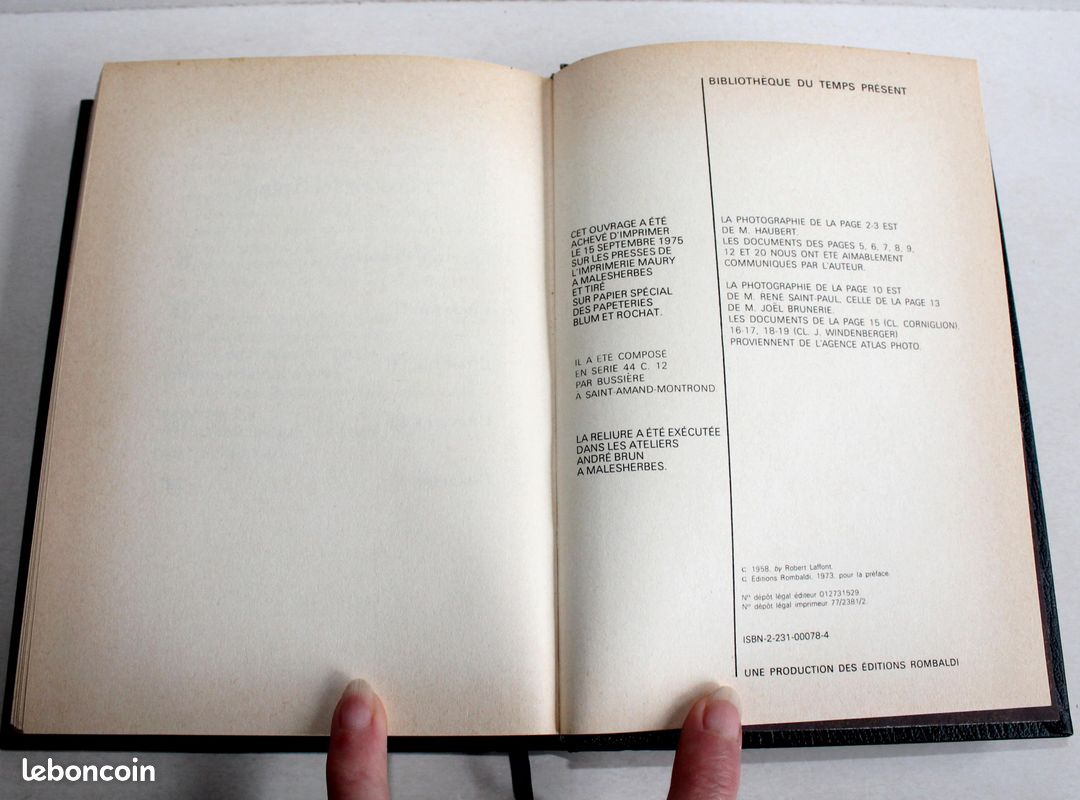 LE PLEIN ETE de J. PEUCHMAURD 1975 EDITIONS ROMBALDI, BIBLIOTHEQUE TEMPS PRESENT (image 5)