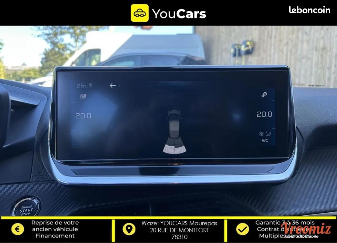 Peugeot 208 GENERATION-II 1.2 100 ALLURE - ENTRETIEN PEUGEOT - CARPLAY - CAMERA DE RECUL (image 12)