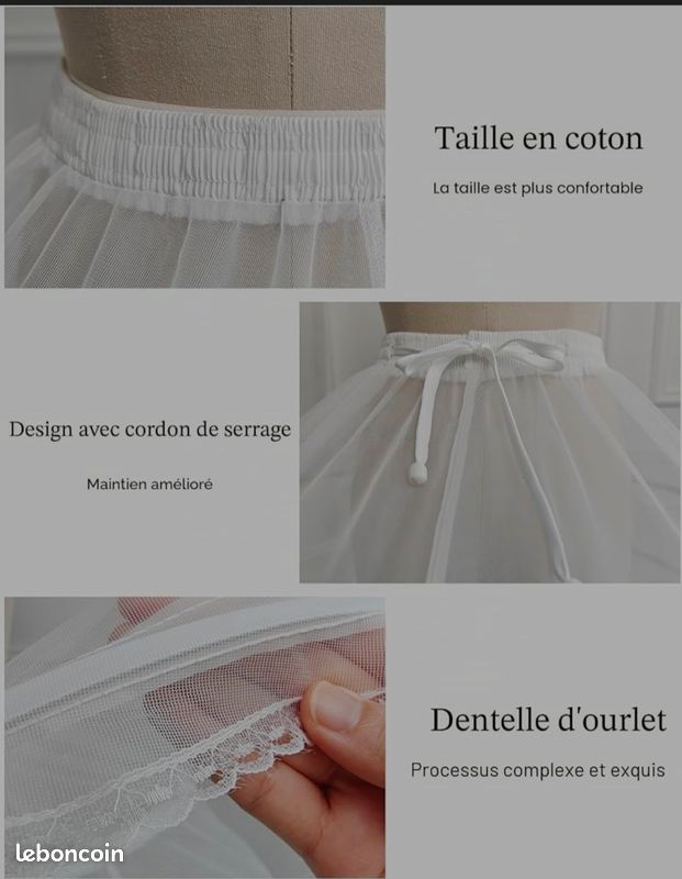 Crinoline/ cerceaux pour robe (image 2)
