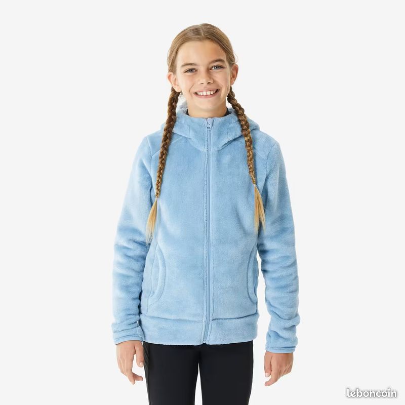 Quechua Veste polaire enfants taille 122-170 randonnée - MH500 Zip TW