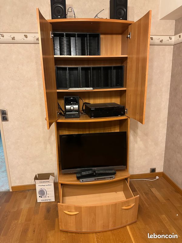 Meuble télé en bois (image 2)