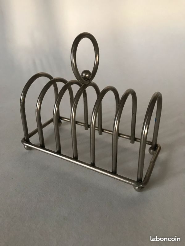 Porte-Toast Pliant Simple En Acier Inoxydable Grille-Pain à 4 Tranches, Grille-Pain De Camping