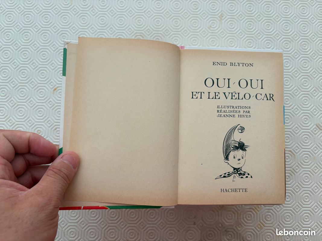 Oui oui et le vélo car, Enid Blyton, Hachette, Biblio Rose, (image 3)