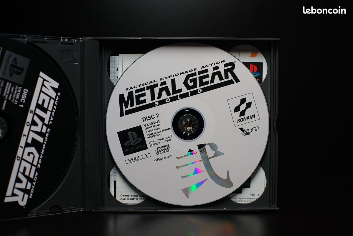 PLAYSTATION METAL GEAR Solid GREATEST HITS NON TESTÉ (Sony PS1, 1999