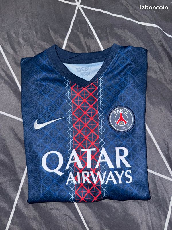 Maillot domicile PSG Nike Stadium 2025-26 avec imprimé spécial Paris-75 XO