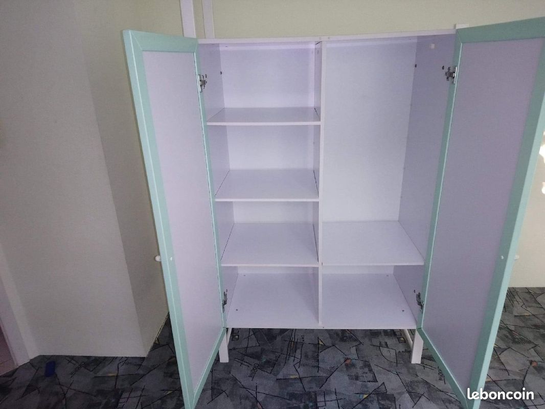 Une armoire blanche & verte VIBEL (image 4)
