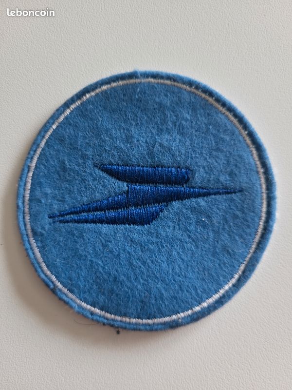 Patch thermocollant timbre poste Lucky jaune