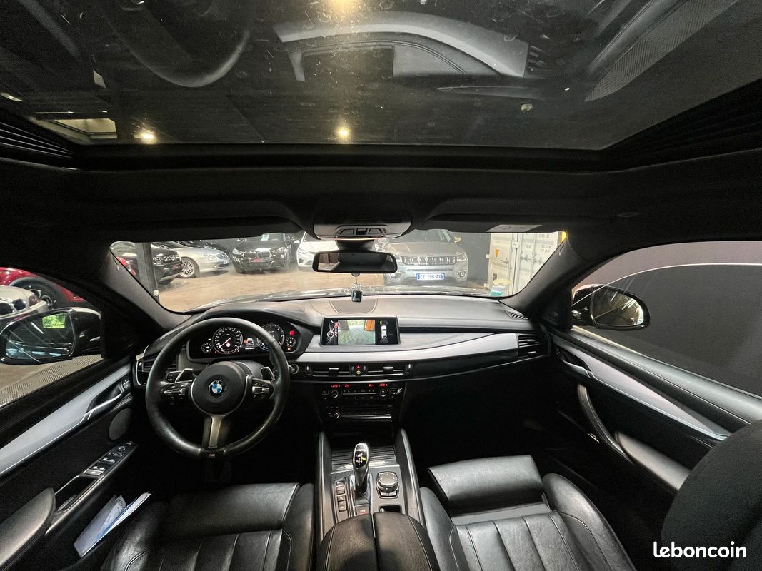 Bmw X6 M50 d - 3.0 381 CH XDRIVE - PACK M / H&K / TOIT OUVRANT / SUIVI COMPLET ... (image 16)