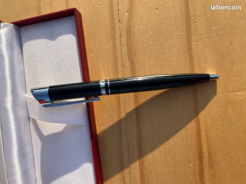 Mini Stylo Bille Enzo Varini - Acier Milleraies Noir - Neuf Jamais Utilisé - Avec Recharge