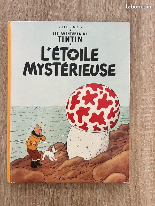 Tintin – L’Étoile Mystérieuse – BD Casterman cartonnée – Hergé (image 1)