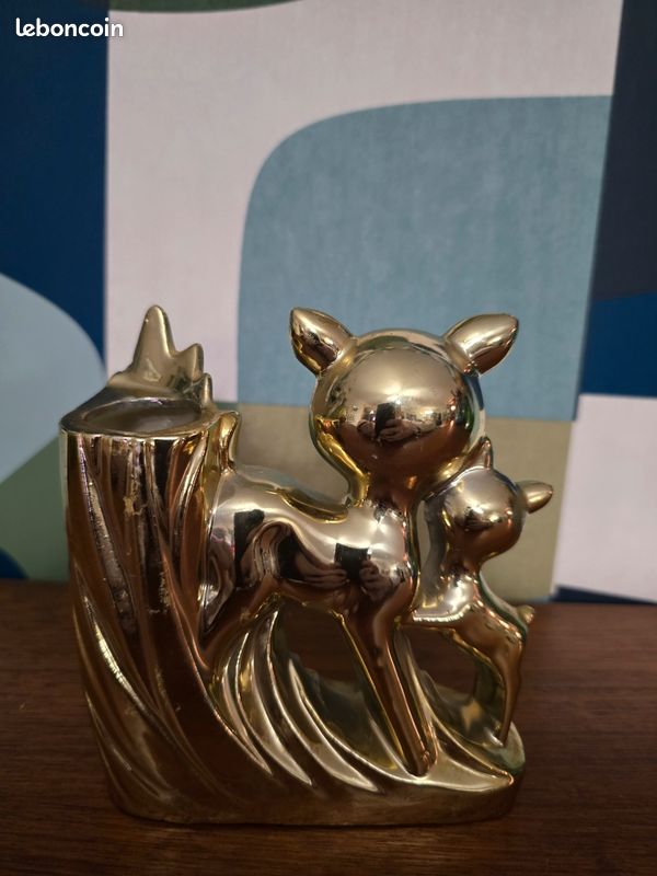 Bambi faon statuette bibelot en porcelaine Vintage • EUR 12,90