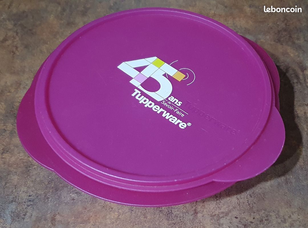 Boite tupperware pliable neuve rose (image 5)