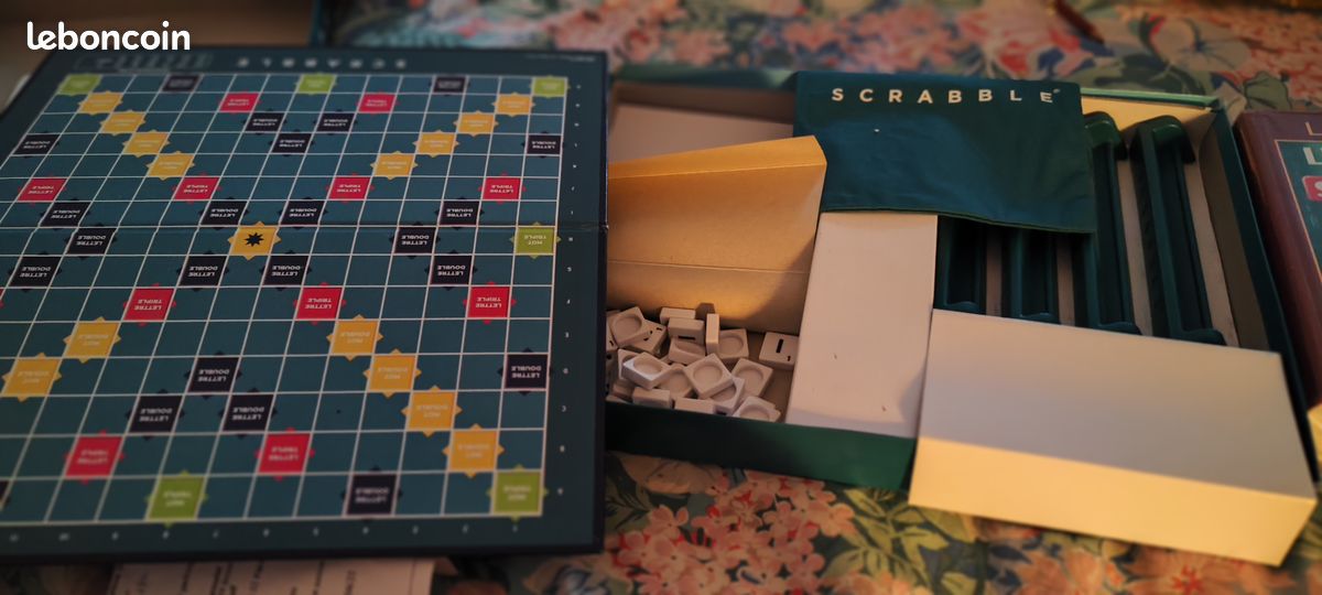 JEU DE SCRABBLE et L'OFFICIEL du jeu Larousse (image 2)