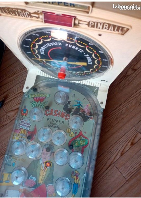 Jouet flipper vintage années 70 (image 1)