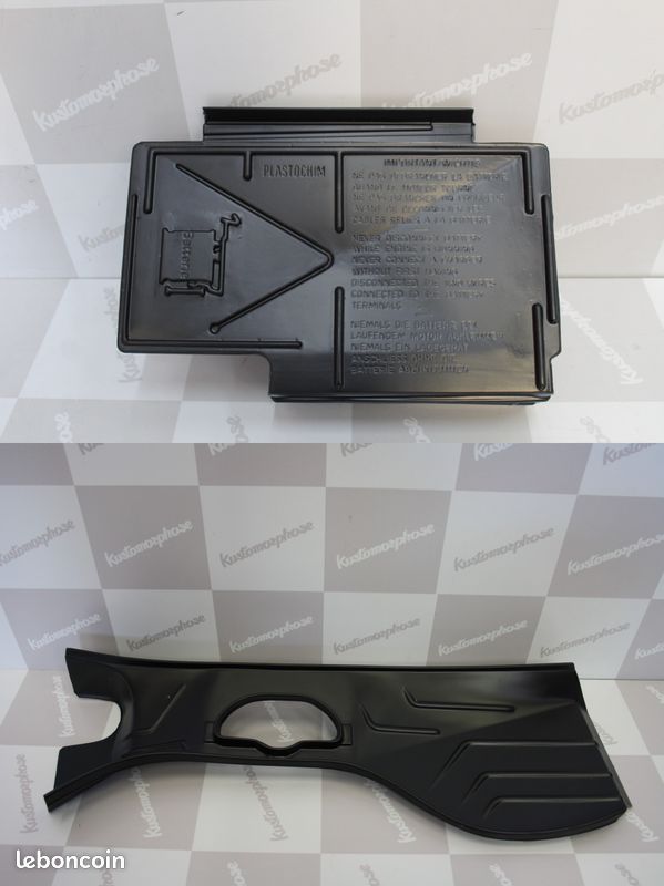 Cache batterie et Déflecteur de serrure super 5 GT TURBO Plastochim (image 1)