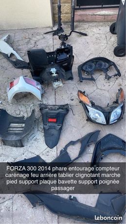 Carénage Arrière Droit Pour Honda NSS 125 Forza – 2014-2017 – Gris, D'origine