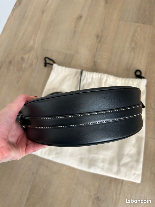 Sac Polène numéro 10 en cuir lisse noir Accessoires Bagagerie