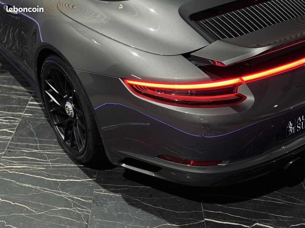 PORSCHE 911 CABRIOLET 991 (2) CARRERA 4 GTS Cabriolet 3.0 450 PDK 56KE D\'OPTIONS IMMAT FRANCE SUIVI PORSCHE (image 22)