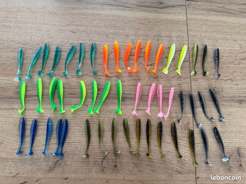 Lot De 6 Leurres Souples Figuratifs Pour Pêche Carnassiers – Pêche Direct (neufs)