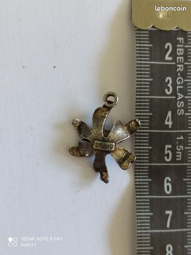 Pendentif Vintage Remy Dis Paris émaillé - Années 80/90 - Fabriqué En France - Occasion