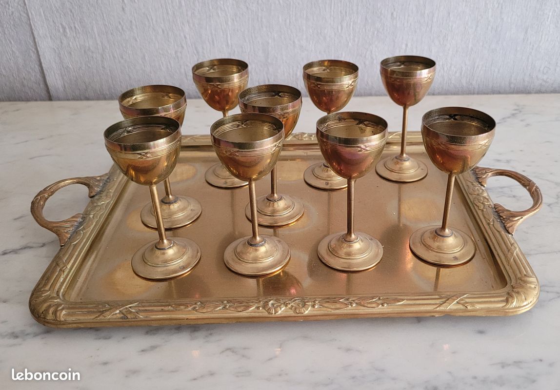 Verre en cuivre d'occasion - Annonces vaisselle leboncoin