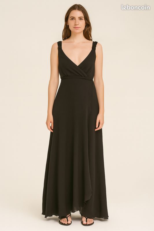 Robe longue noir Camaïeu 42 Vêtements