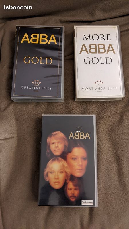 VHS ABBA cassette vidéo clips (image 1)