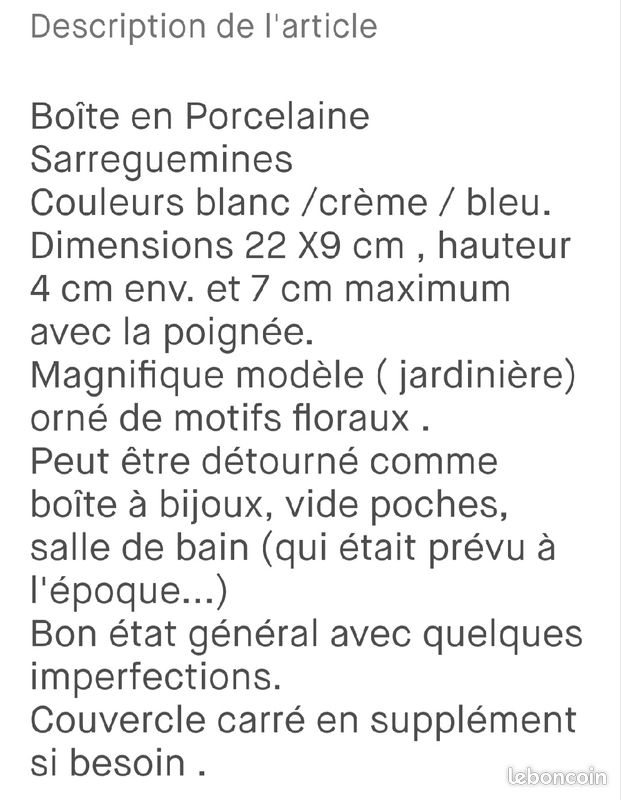 Boîte ancienne (image 10)