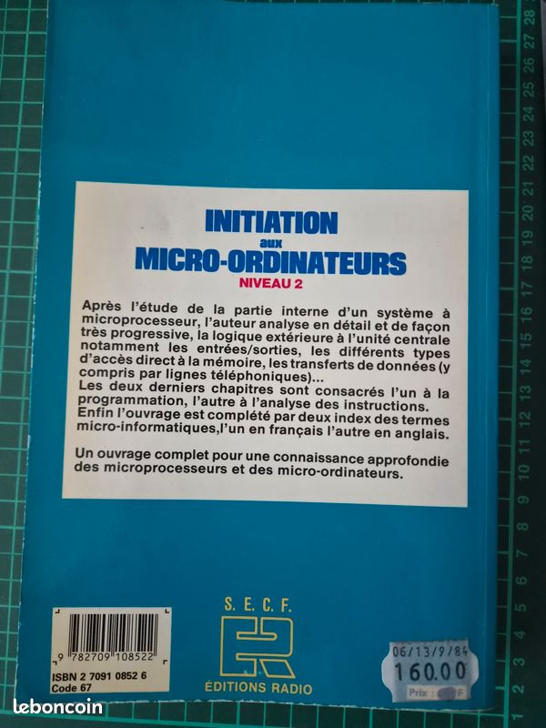 Livre - Informatique - Initiation aux micro-ordinateurs (image 2)