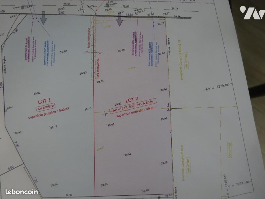 Terrain 490 m² · à Lampaul-Plouarzel · 490 m² · 84 080 €