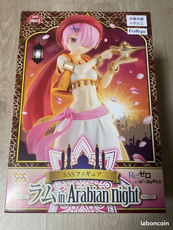 Figurine Re:Zero - Ram Arabian Night - FuRyu - Neuve Sous Blister