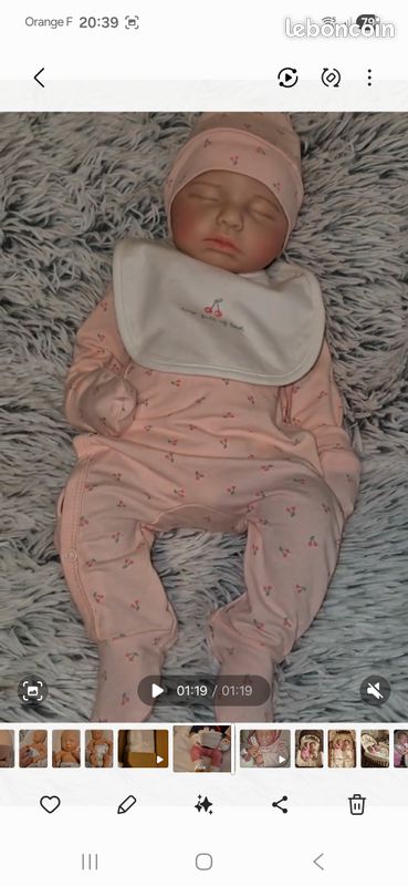 Silicone complet bébé reborn loulou 51 cm (image 6)