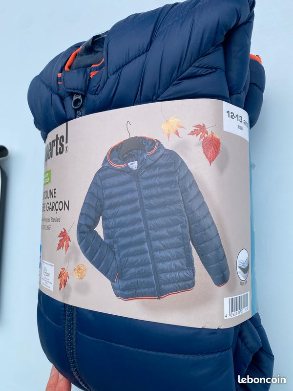 Doudoune légère et chaude bleu 12 13 ans 158cm neuve Pepperts Lidl (image 1)