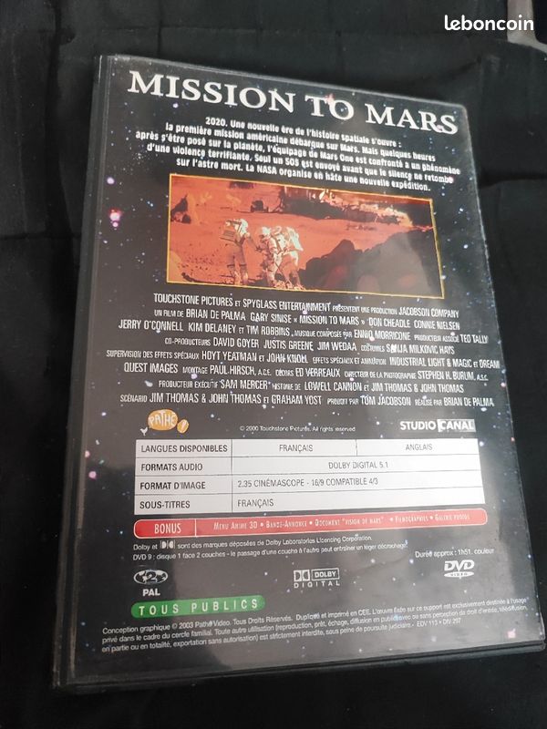 DVD science fiction Mission to mars (image 2)