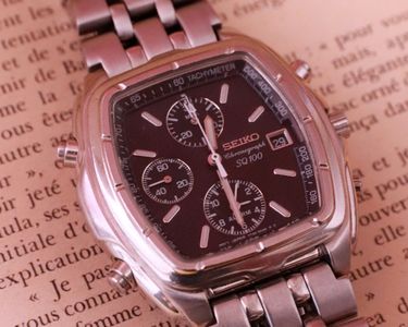Boîtier De Montre Seiko Chronographe 7T32-6B5A 40,3mm - Quartz Japonais - Vintage - Occasion