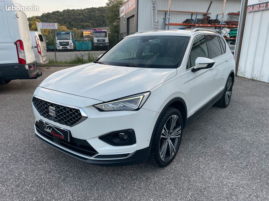 Seat Tarraco 2.0 TDI 190 4Drive XCELLENCE DSG7 / 7 places / Attelage / Caméra 360° / CarPlay / Garantie 12 mois (image 1)