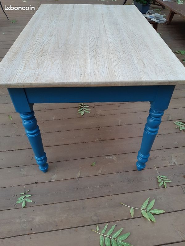 Table en chêne relookée (image 2)