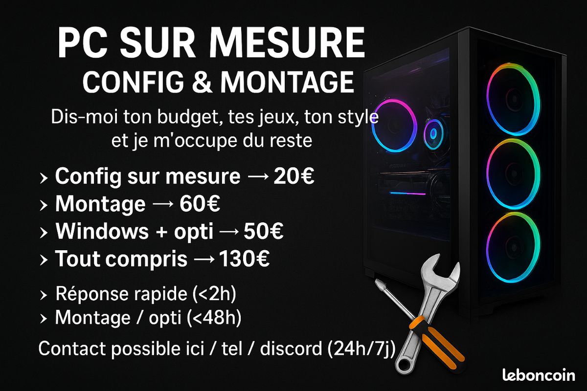 🖥️ pc gaming 7800x3d - 5070 neuf (image 4)