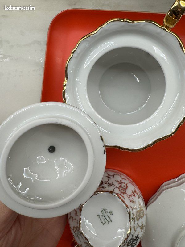 Service 6 tasses et sous-tasses café Seltmann Weiden Bavaria - Theresia (image 3)