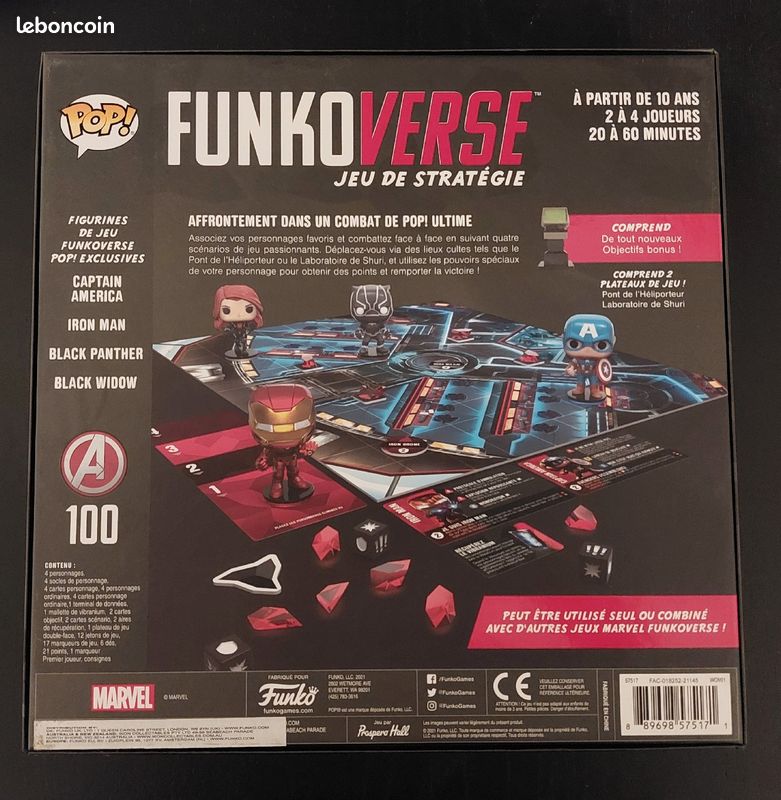Jeu de société Pop Funkoverse Marvel (image 3)